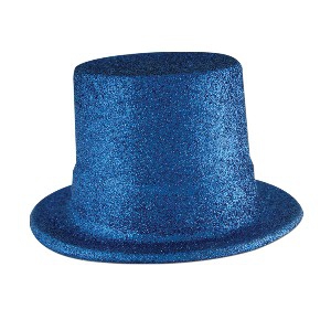 hat-top-glitter-plastic-blue